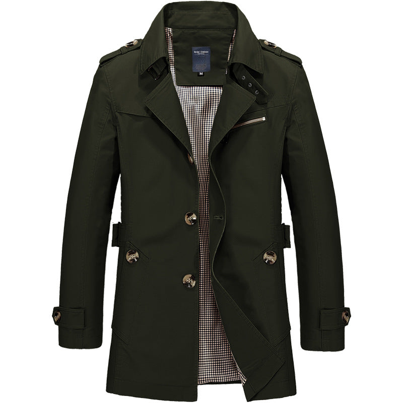 Austin | Klassischer zweireihiger Trenchcoat