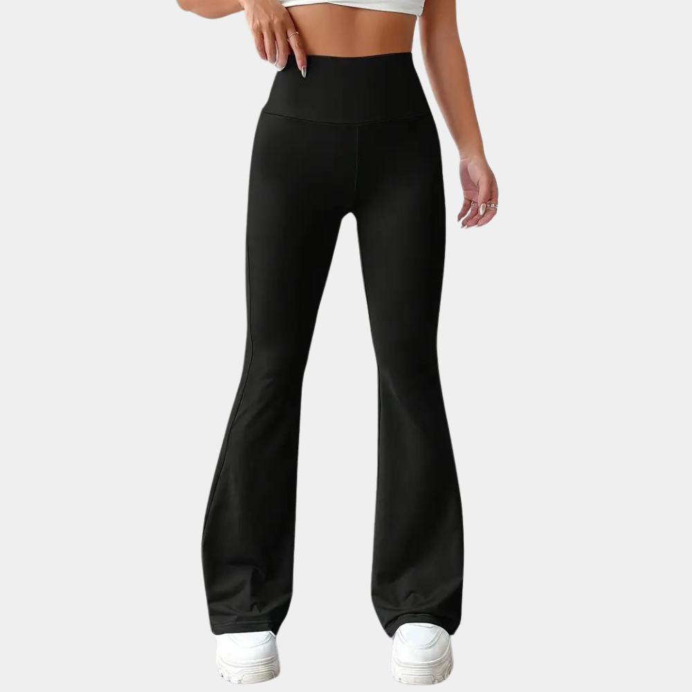 Adeline - Ausgestellte Ultra-Stretch-Hose für Damen