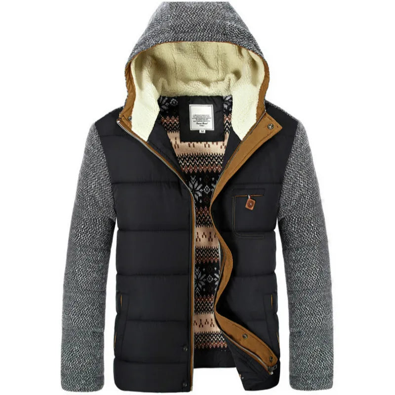 Edoardo | Herren Winterjacke mit Kapuze