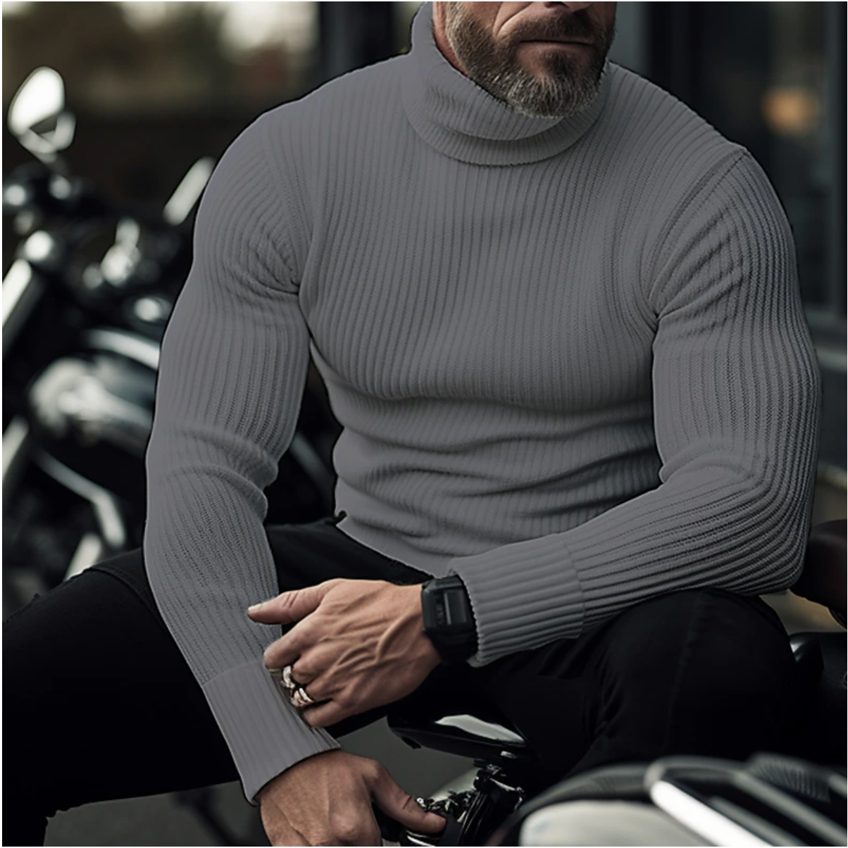 James | Herren-Rollkragenpullover