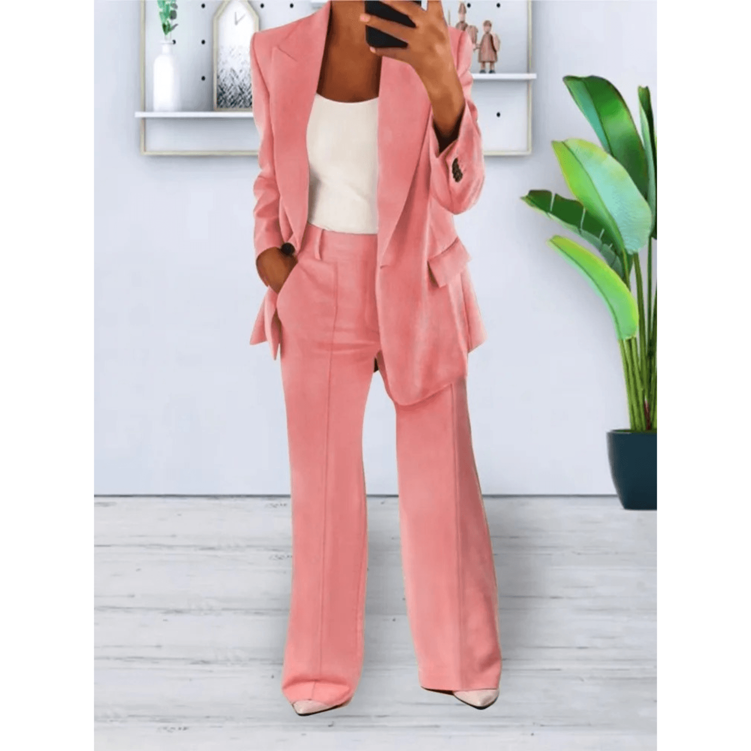 Brigitta | Lässiger Blazer & Hosen Set