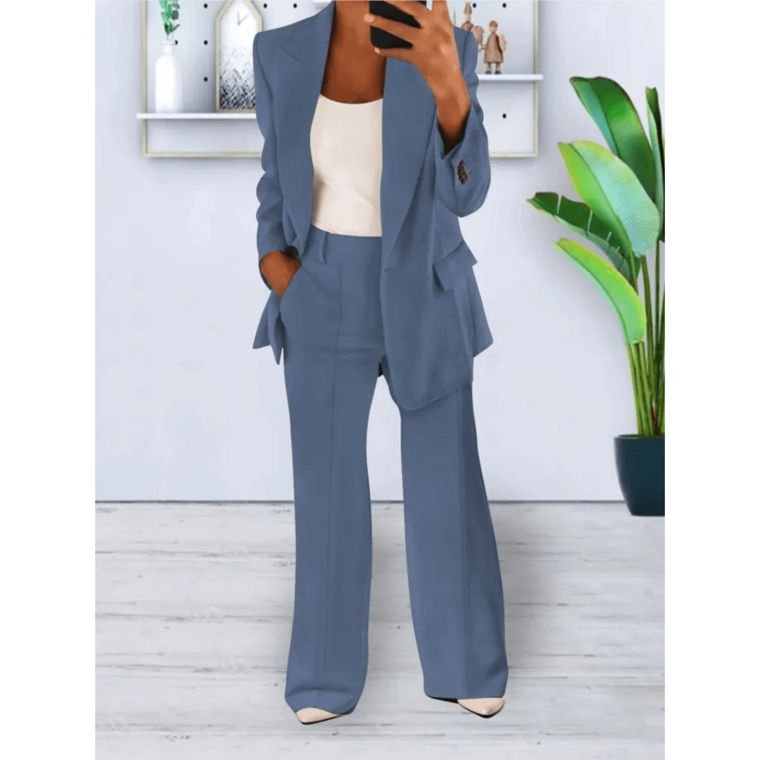 Brigitta | Lässiger Blazer & Hosen Set