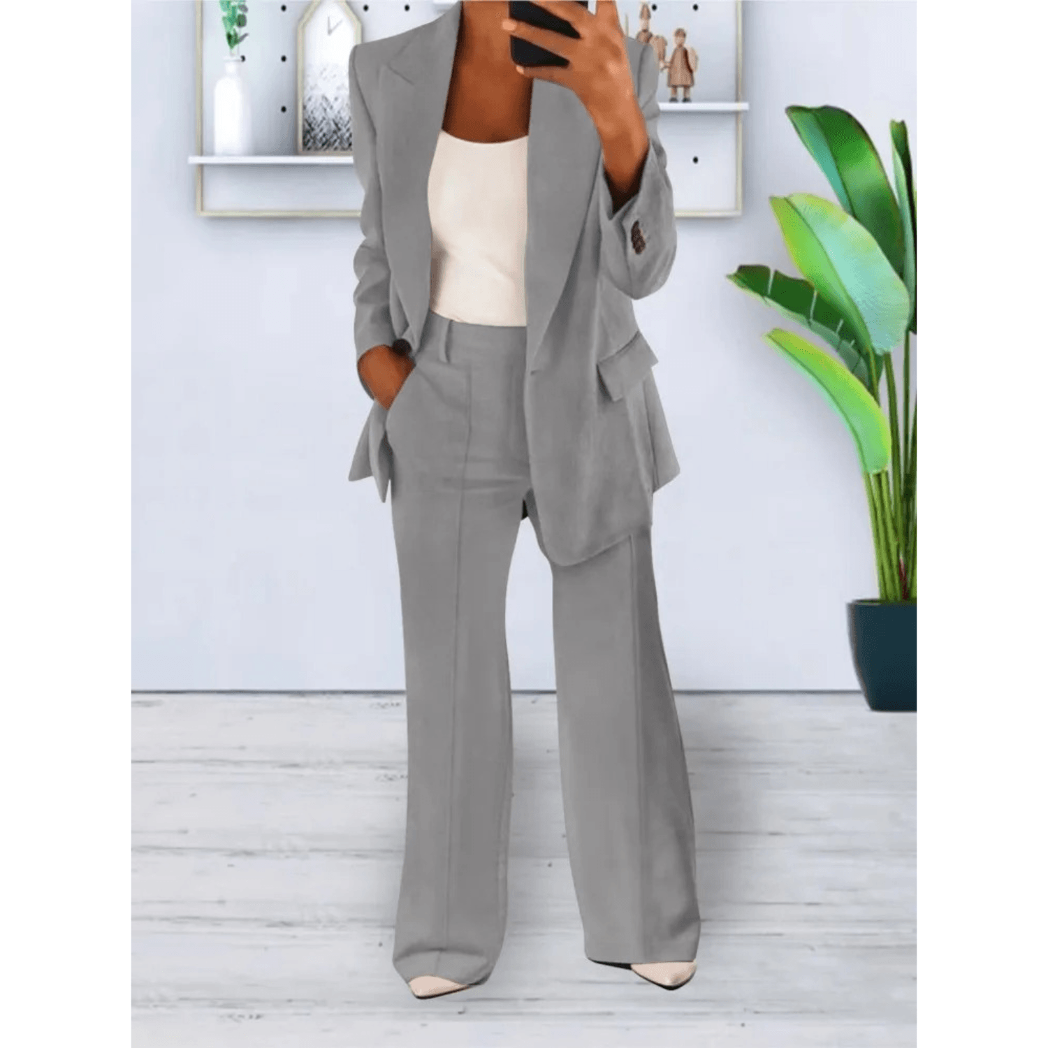 Brigitta | Lässiger Blazer & Hosen Set