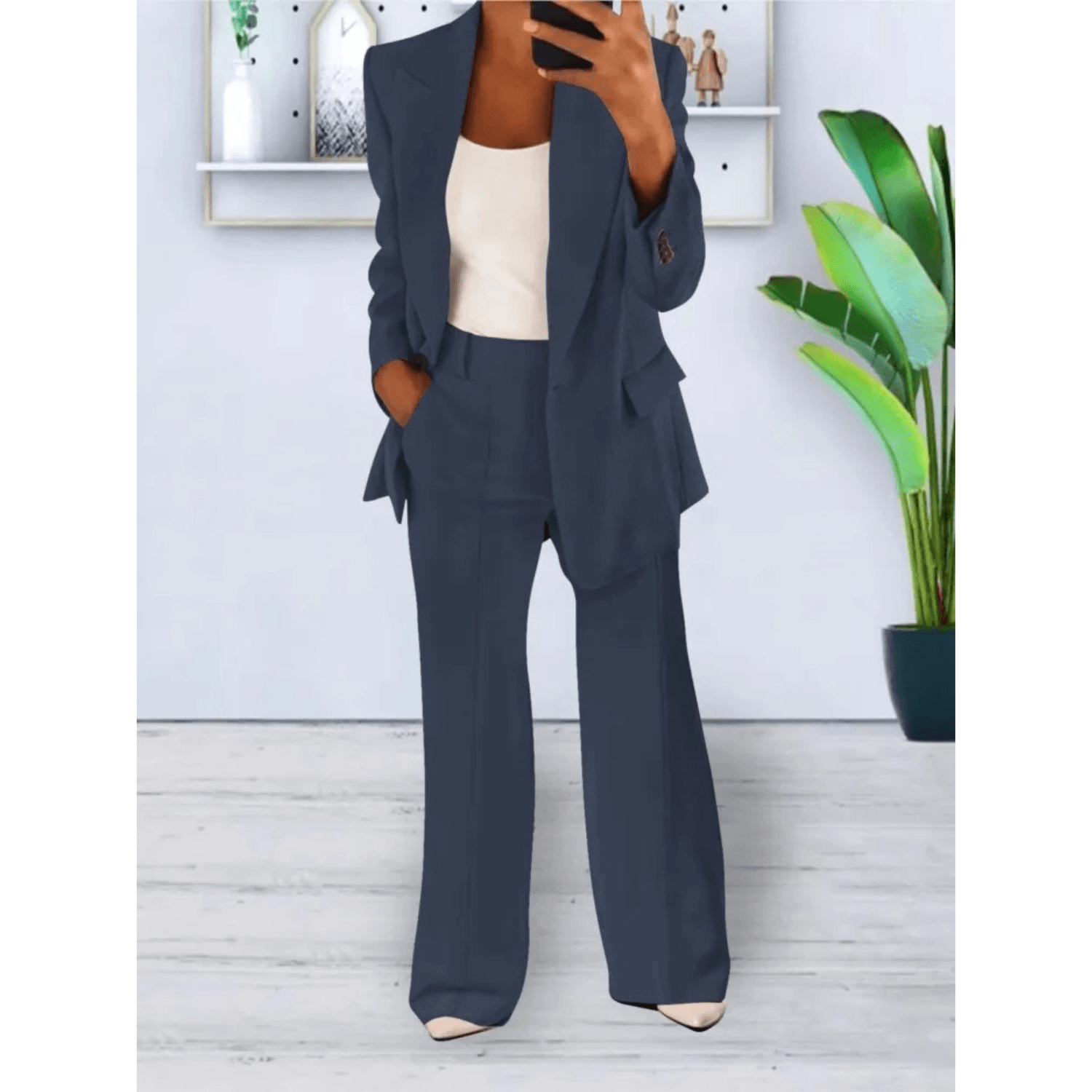 Brigitta | Lässiger Blazer & Hosen Set