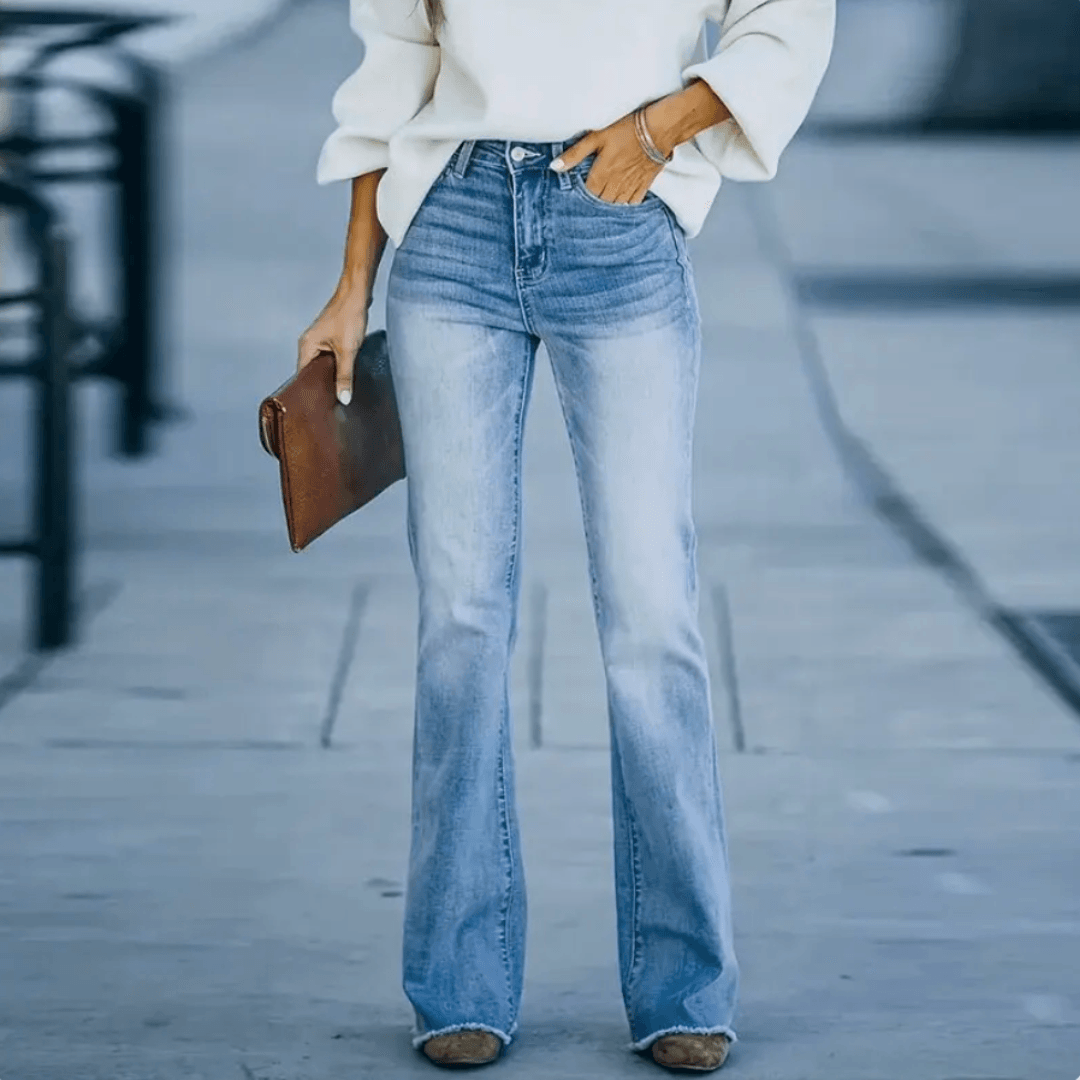 Melanie |  Denim Stretch Ausgestellte Jeans