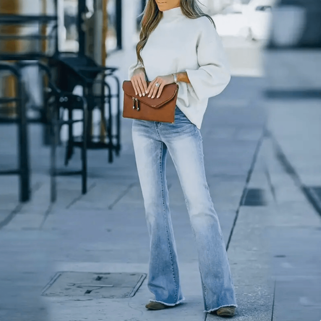 Melanie |  Denim Stretch Ausgestellte Jeans